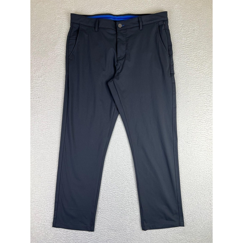 Twillory Pants Men's 36x30 Gray Trim Fit Performance Microfiber Dress Chino